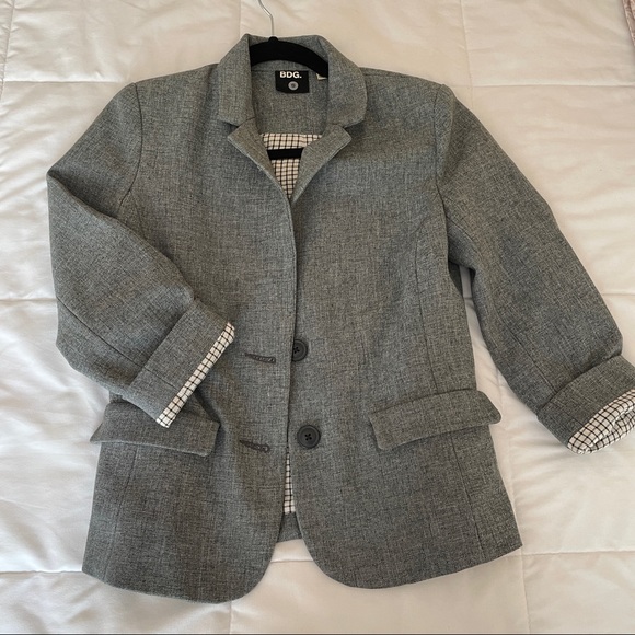 BDG Urban Outfitters Grey Blazer - Small - Picture 3 of 10